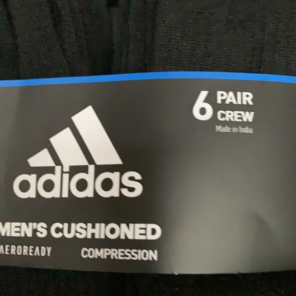 6 pairs socks set Adidas Men’s Cushioned Crew - Picture 14 of 15